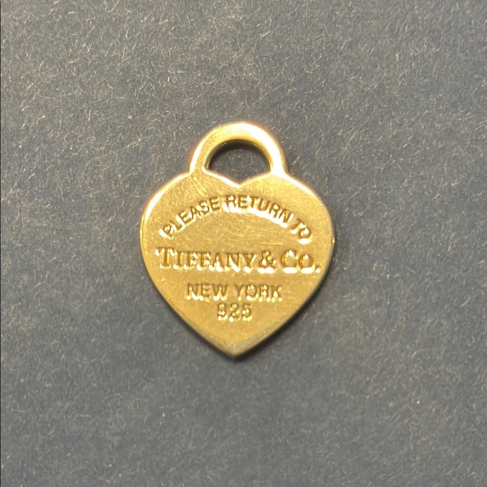 Tiffany & Co. Silver Heart Tag Pendant